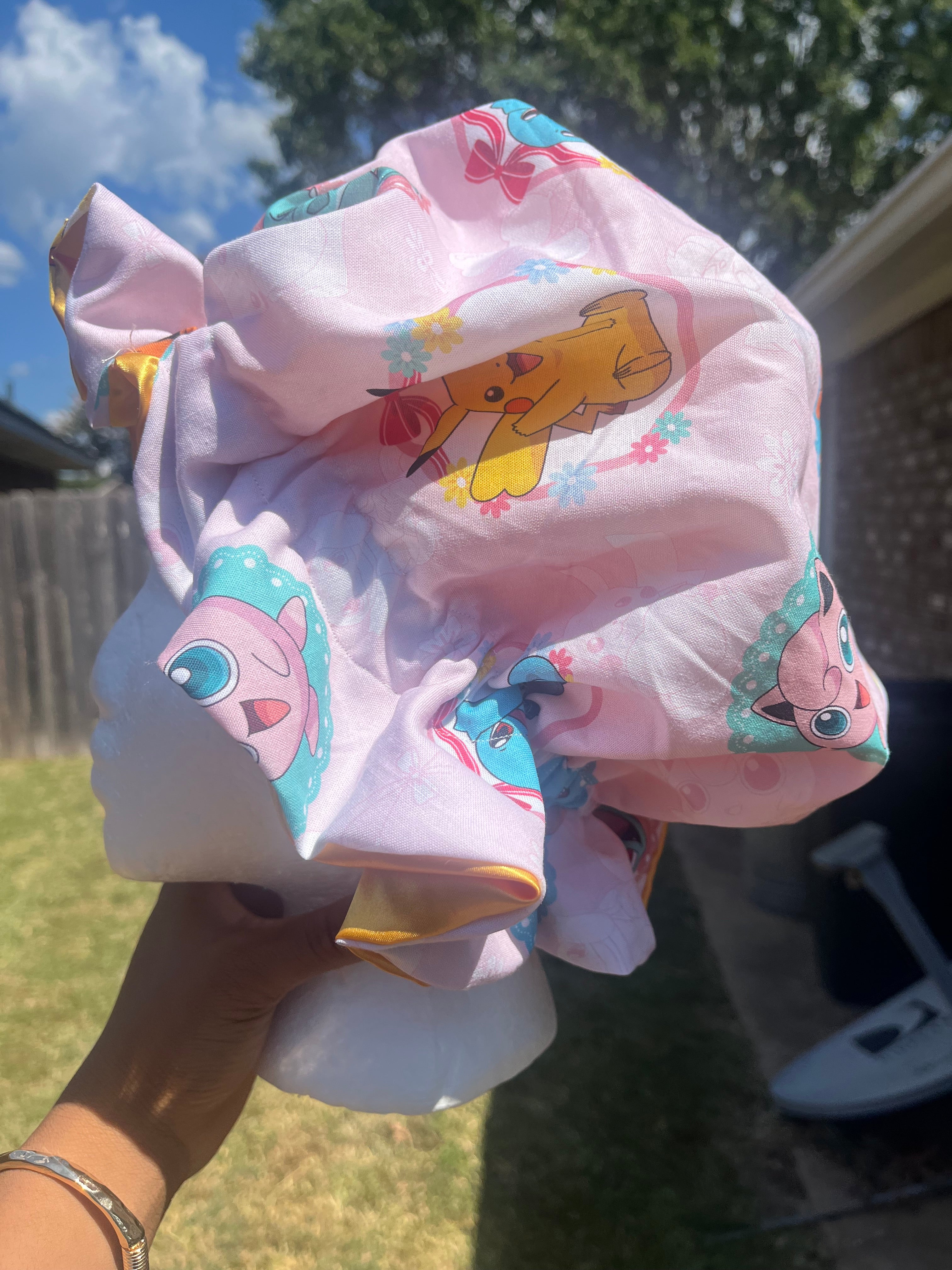Pokémon Reversible Hair Bonnet