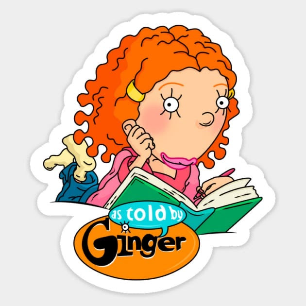 As Told By Ginger Sticker