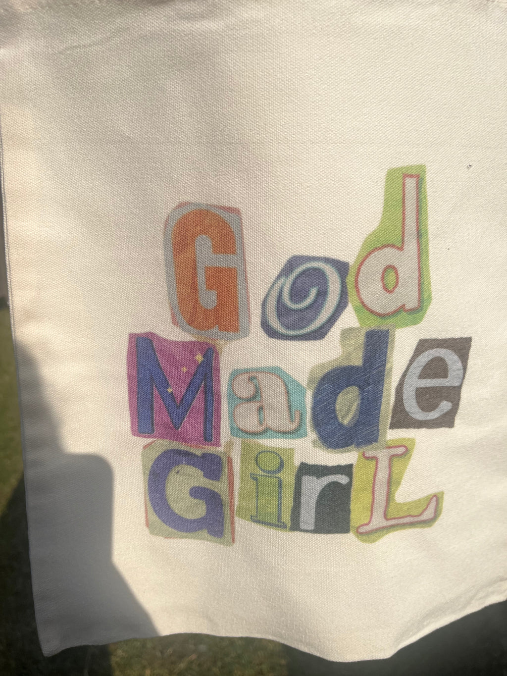 God Made Girl Tote Bag