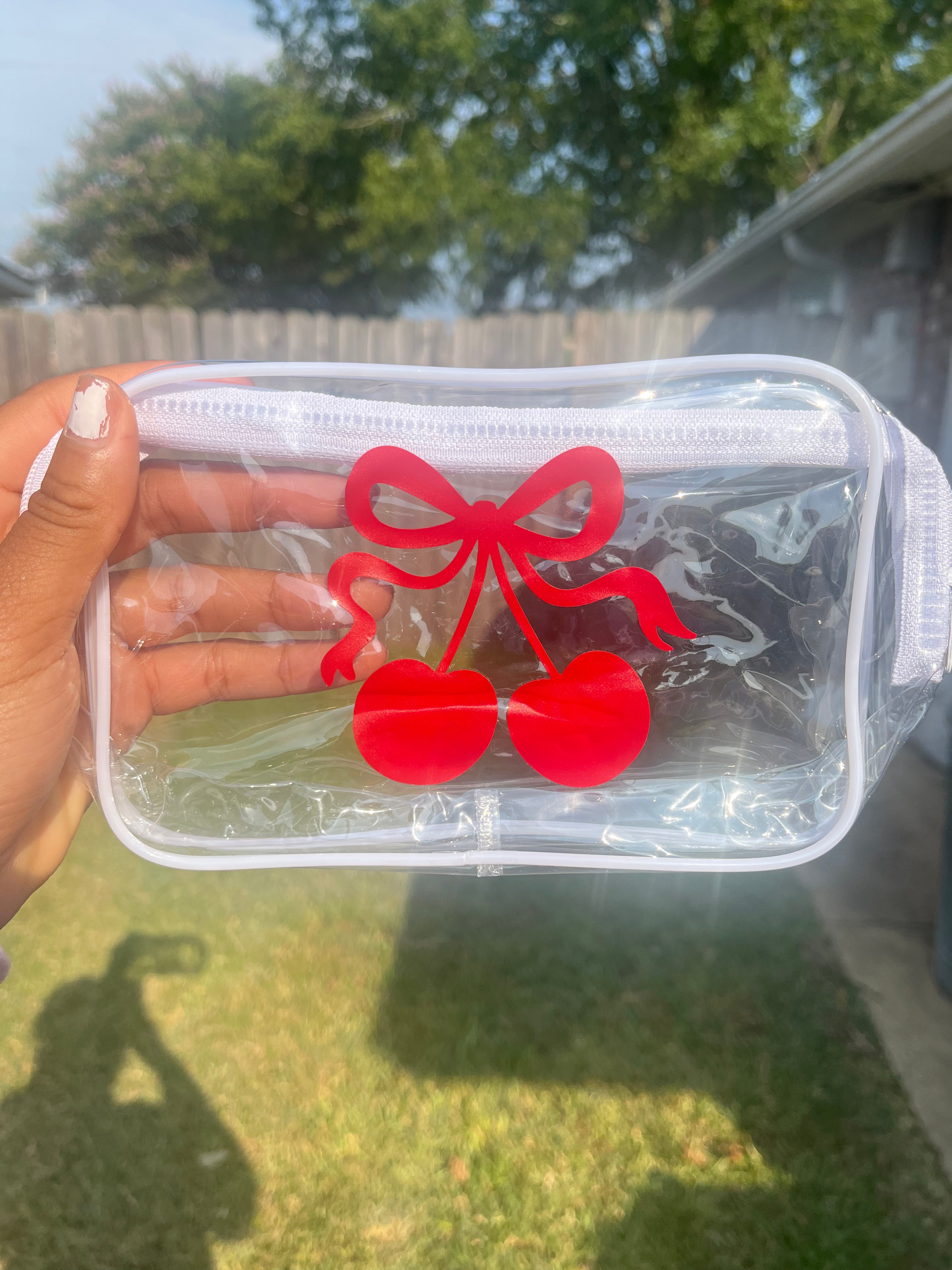 Cherry Zipper Pouch