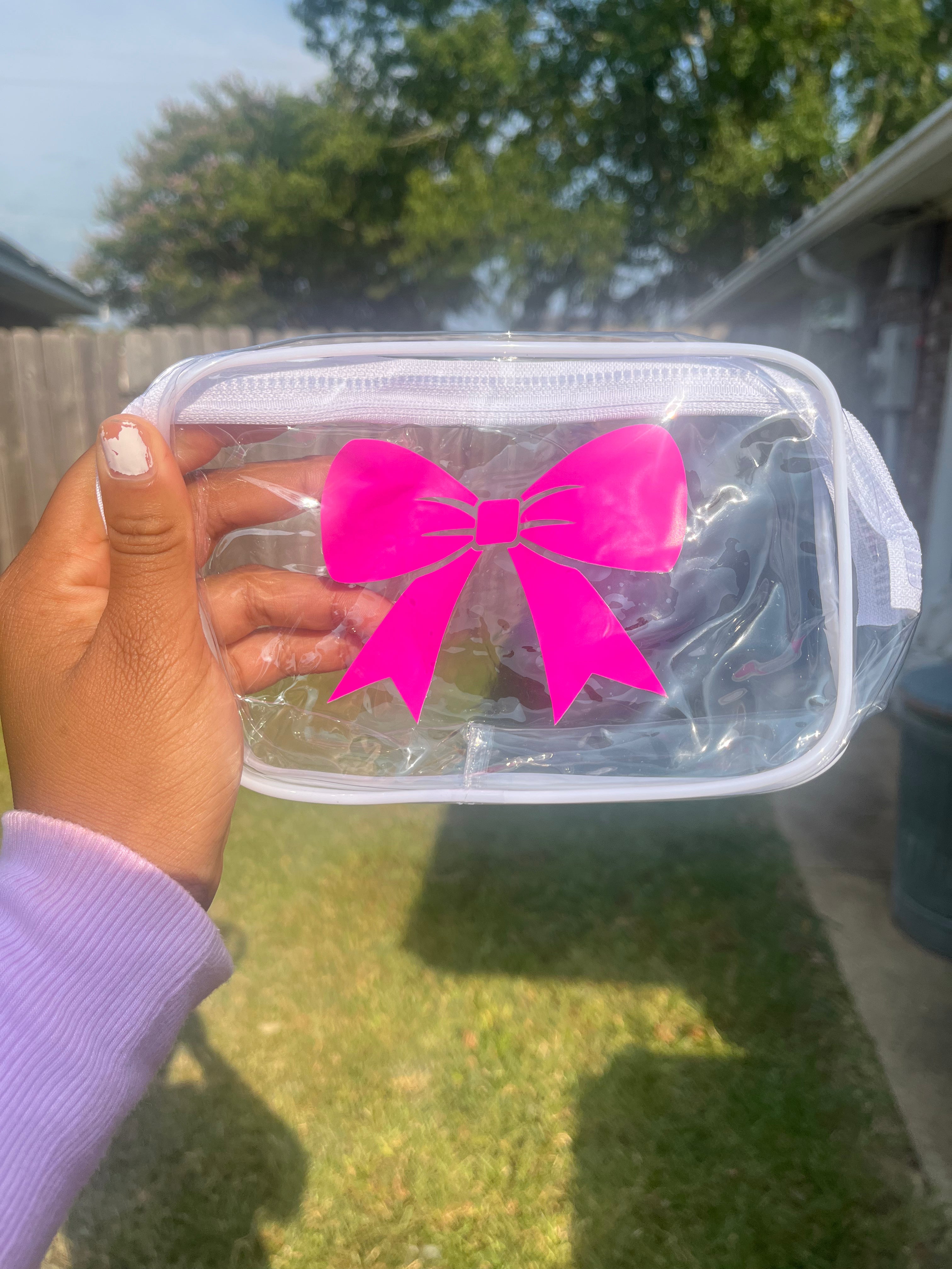 Bow Zipper Pouch