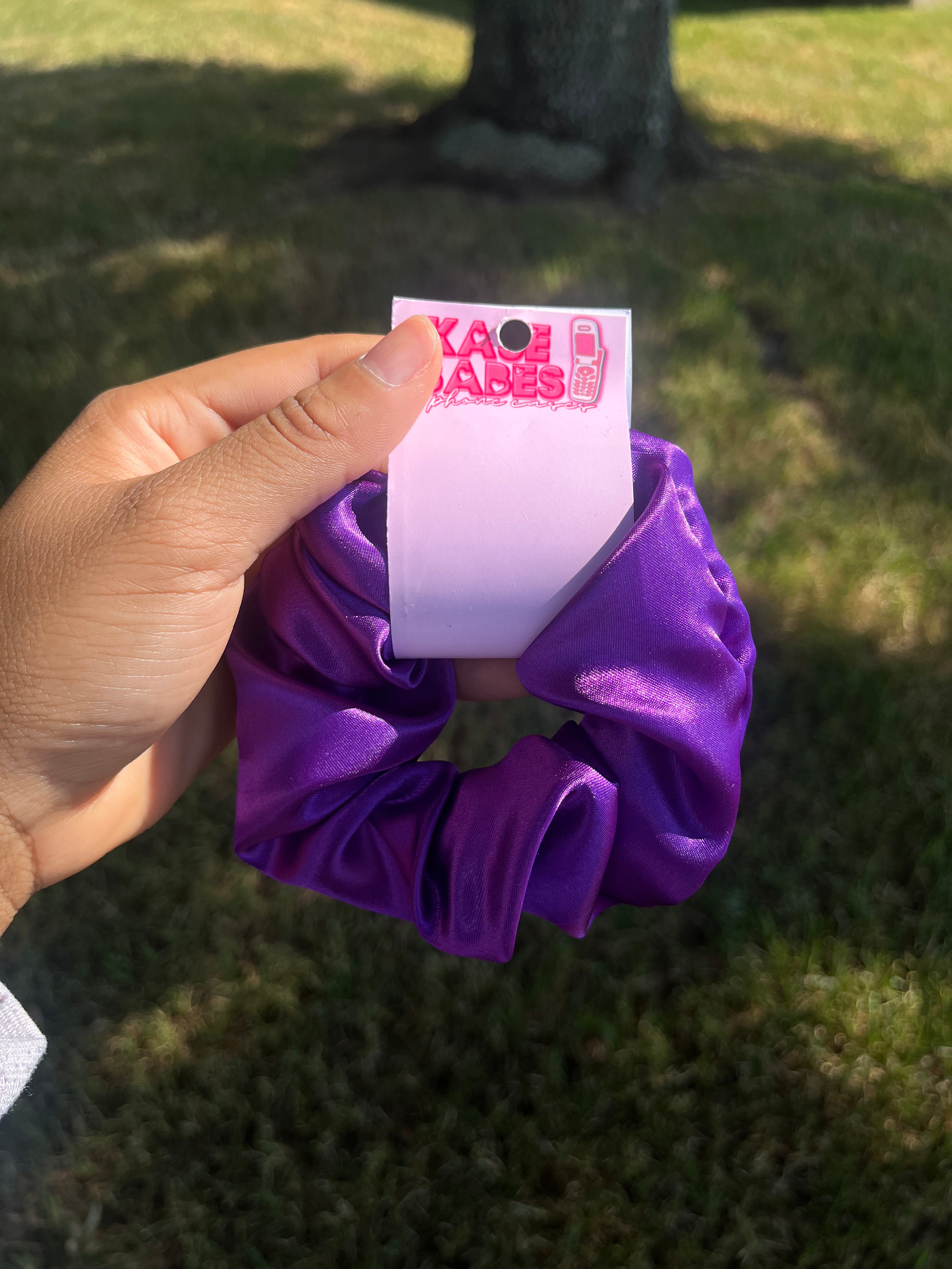 Dark Purple Scrunchie