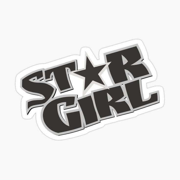 Star Girl Sticker